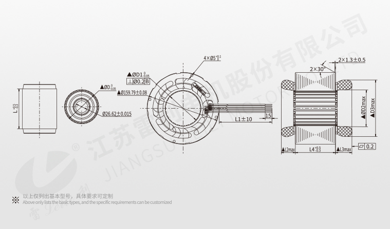 Mechanical Dimensions of Oil-pump-stator-and-rotor-series